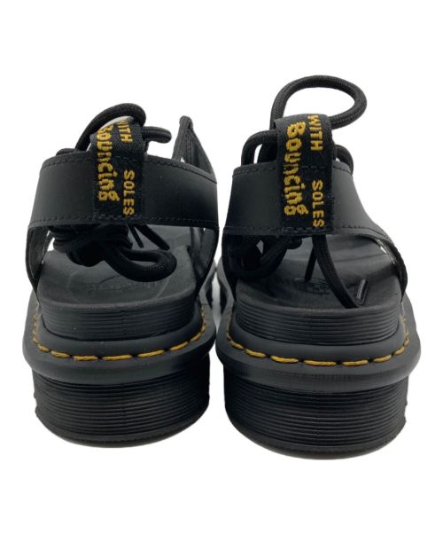 Dr.Martens（ドクターマーチン）Dr.Martens (ドクターマーチン) NARTILLA ナルティラ レースアップ サンダル ブラック サイズ:UK6の古着・服飾アイテム