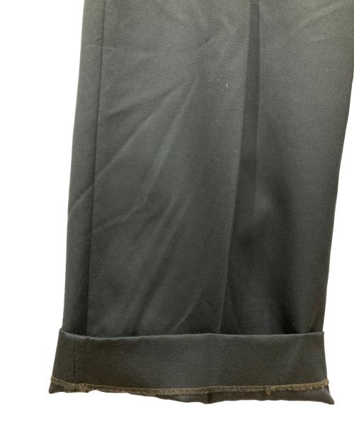 FARAH（ファーラー）FARAH (ファーラー) One-tuck Wide Wool Pants グリーン サイズ:SIZE 86cm (W34)の古着・服飾アイテム