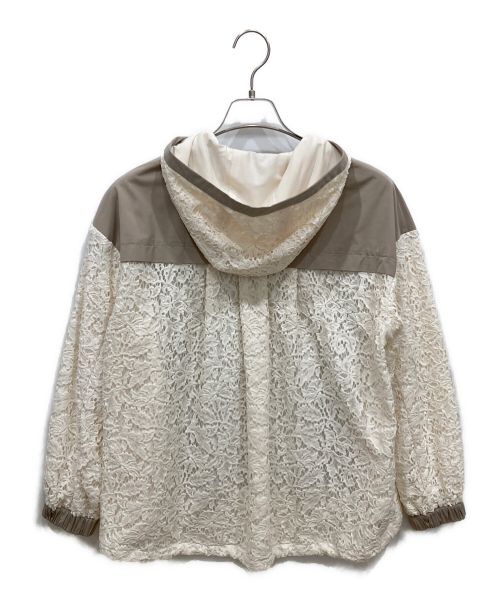 Leilian（レリアン）Leilian (レリアン) フードカラー レース切替 ジャケット サイズ:SIZE S 未使用品の古着・服飾アイテム