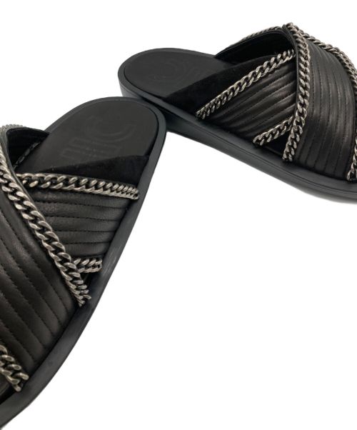 Pippichic（ピッピシック）Pippichic (ピッピシック) チェーンサンダル ブラック サイズ:37の古着・服飾アイテム