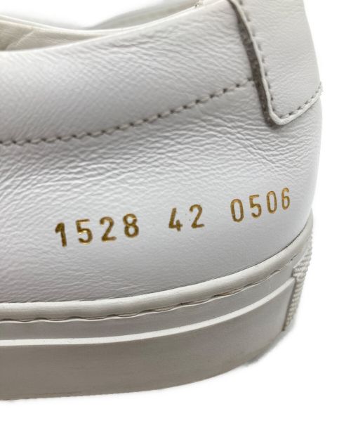 COMMON PROJECT（コモンプロジェクト）COMMON PROJECT (コモンプロジェクト) ACHILLES LOW　アキレスロー　ローカットスニーカー ホワイト サイズ:42の古着・服飾アイテム