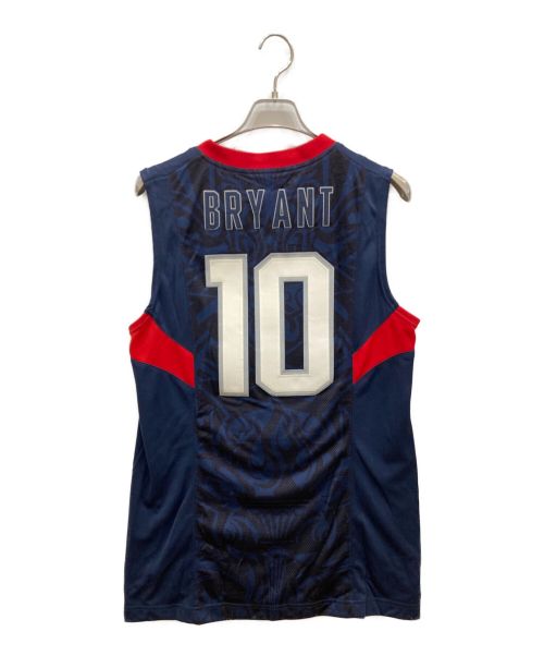 NIKE TEAM（ナイキチーム）NIKE TEAM (ナイキチーム) 2008年 北京五輪 コービーブライアント USA代表 バスケットボール ユニフォーム ネイビー×レッド サイズ:M 未使用品の古着・服飾アイテム