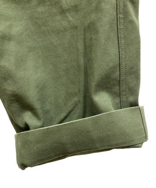 maison kitsune（メゾンキツネ）maison kitsune (メゾンキツネ) ベイカーパンツ カーキ サイズ:40の古着・服飾アイテム