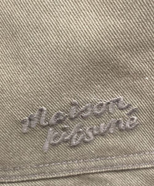 maison kitsune（メゾンキツネ）maison kitsune (メゾンキツネ) ベイカーパンツ カーキ サイズ:40の古着・服飾アイテム