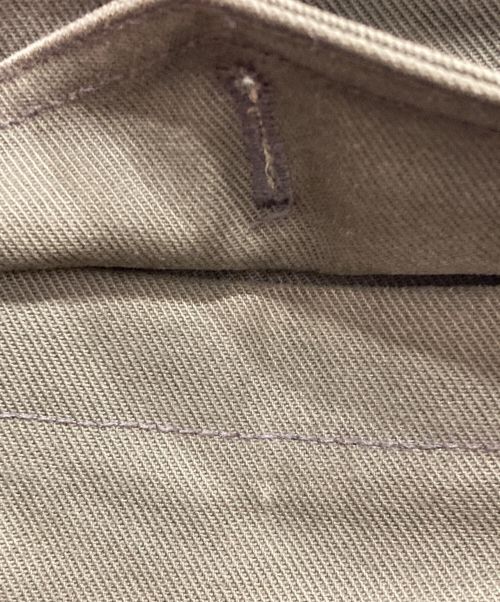 maison kitsune（メゾンキツネ）maison kitsune (メゾンキツネ) ベイカーパンツ カーキ サイズ:40の古着・服飾アイテム