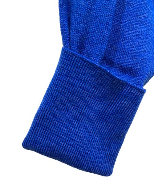 LACOSTE（ラコステ）LACOSTE (ラコステ) ウォッシャブルウールタートルネックマキシドレス ブルー サイズ:36の古着・服飾アイテム