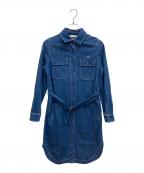 LACOSTEラコステ）の古着「デニムシャツワンピース」｜インディゴ