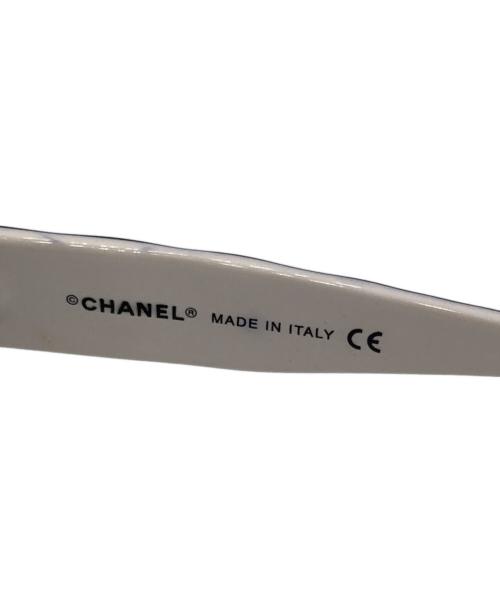 CHANEL（シャネル）CHANEL (シャネル) ココマークラウンドマトラッセサングラス ネイビー サイズ:56□20-135の古着・服飾アイテム
