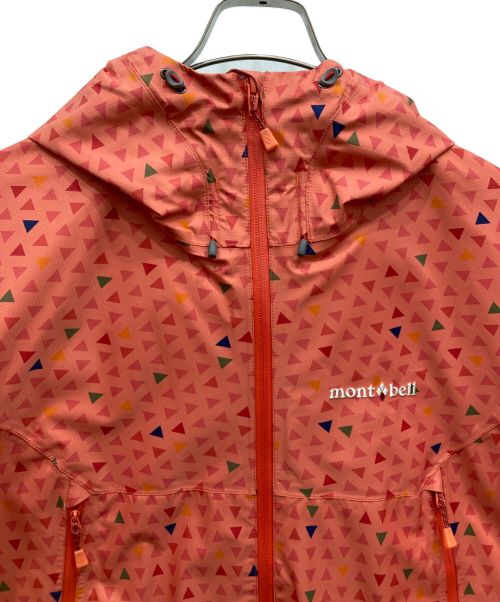 mont-bell（モンベル）mont-bell (モンベル) レインダンサー プリントジャケット オレンジ サイズ:SIZE XLの古着・服飾アイテム