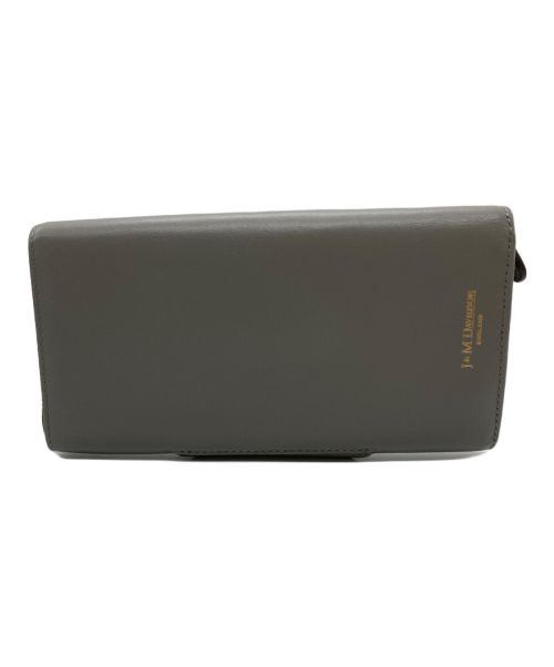 J&M DAVIDSON（ジェイ＆エム デヴィッドソン）J&M DAVIDSON (ジェイ＆エム デヴィッドソン) ロングウォレット グレー サイズ:下記参照の古着・服飾アイテム