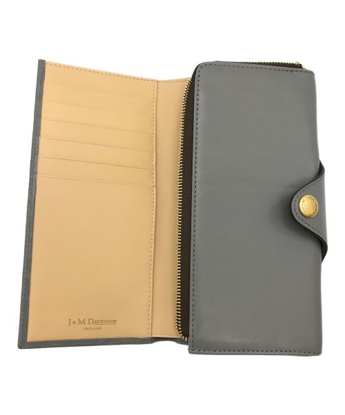 J&M DAVIDSON（ジェイ＆エム デヴィッドソン）J&M DAVIDSON (ジェイ＆エム デヴィッドソン) ロングウォレット グレー サイズ:下記参照の古着・服飾アイテム