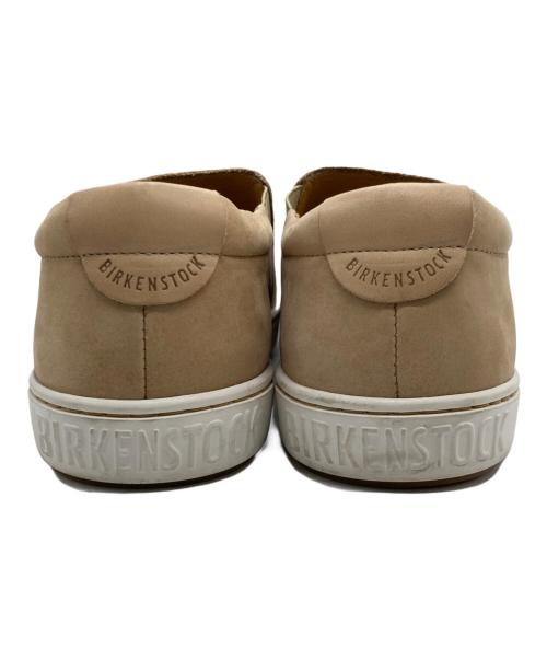 BIRKENSTOCK（ビルケンシュトック）BIRKENSTOCK (ビルケンシュトック) レザースリッポン ベージュ サイズ:24.5の古着・服飾アイテム