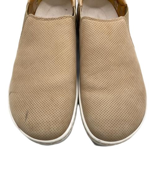 BIRKENSTOCK（ビルケンシュトック）BIRKENSTOCK (ビルケンシュトック) レザースリッポン ベージュ サイズ:24.5の古着・服飾アイテム