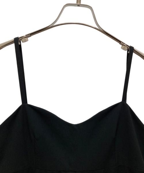 H BEAUTY&YOUTH（エイチ ビューティー&ユース）H BEAUTY&YOUTH (エイチ ビューティー&ユース) TWILL CAMISOLE DRESS ブラック サイズ:Ⅿの古着・服飾アイテム