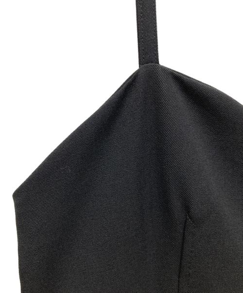 H BEAUTY&YOUTH（エイチ ビューティー&ユース）H BEAUTY&YOUTH (エイチ ビューティー&ユース) TWILL CAMISOLE DRESS ブラック サイズ:Ⅿの古着・服飾アイテム