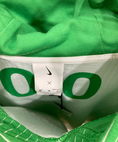 NIKE（ナイキ）NIKE (ナイキ) OFFWHITE (オフホワイト) NRG MC ENGINEERED HOODIE グリーン サイズ:SIZE XLの古着・服飾アイテム