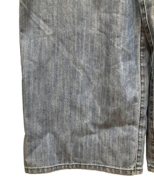 JENNE（ジェンヌ）JENNE (ジェンヌ) 2WAYハイウエストデニムパンツ ブルー サイズ:Lの古着・服飾アイテム
