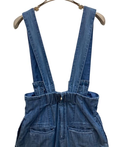 JENNE（ジェンヌ）JENNE (ジェンヌ) 2WAYハイウエストデニムパンツ ブルー サイズ:Lの古着・服飾アイテム