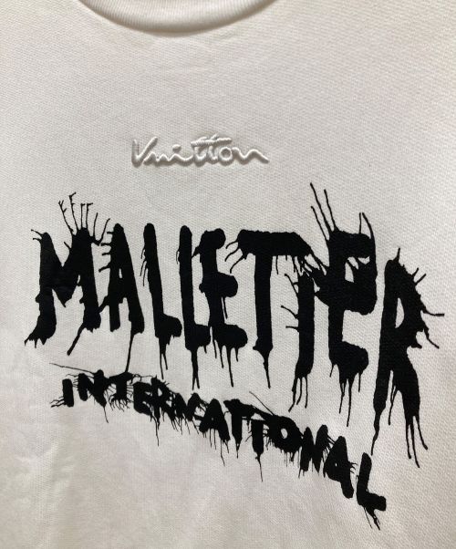 LOUIS VUITTON（ルイ ヴィトン）LOUIS VUITTON (ルイ ヴィトン) ロゴ刺繍コットンスウェット ホワイト サイズ:XLの古着・服飾アイテム