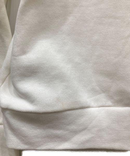 LOUIS VUITTON（ルイ ヴィトン）LOUIS VUITTON (ルイ ヴィトン) ロゴ刺繍コットンスウェット ホワイト サイズ:XLの古着・服飾アイテム