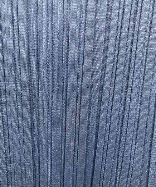 PLEATS PLEASE（プリーツプリーズ）PLEATS PLEASE (プリーツプリーズ) バイカラープリーツワンピース ネイビー×ブラック サイズ:3の古着・服飾アイテム