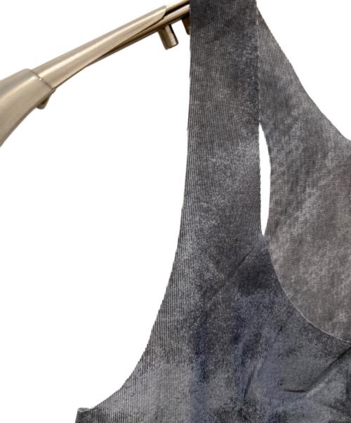 MARNI（マルニ）MARNI (マルニ) 転写ノースリーブワンピース グリーン×ブラック サイズ:38の古着・服飾アイテム