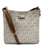 MICHAEL MICHAEL KORSマイケル マイケルコース）の古着「JET SET TRAVEL LG MESSENGER」｜ホワイト