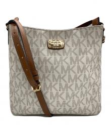 MICHAEL MICHAEL KORS（マイケル マイケルコース）の古着「JET SET TRAVEL LG MESSENGER」｜ホワイト