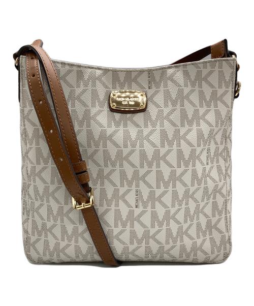 MICHAEL MICHAEL KORS（マイケル マイケルコース）MICHAEL MICHAEL KORS (マイケル マイケルコース) JET SET TRAVEL LG MESSENGER ホワイトの古着・服飾アイテム