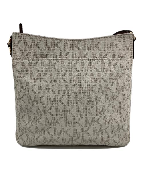 MICHAEL MICHAEL KORS（マイケル マイケルコース）MICHAEL MICHAEL KORS (マイケル マイケルコース) JET SET TRAVEL LG MESSENGER ホワイトの古着・服飾アイテム