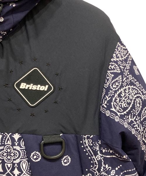 F.C.R.B.（エフシーレアルブリストル）F.C.R.B. (エフシーアールビー) DOWN BENCH PARKA ネイビー サイズ:SIZE Ⅼの古着・服飾アイテム