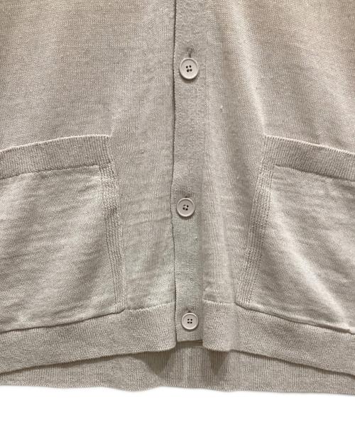 JOSEPH（ジョゼフ）JOSEPH (ジョゼフ) リネンナイロンプレーン Ｖネックカーディガン アイボリー サイズ:SIZE 46の古着・服飾アイテム