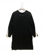 GROUND Yグラウンドワイ）の古着「バックテープロングカットソー」｜ブラック