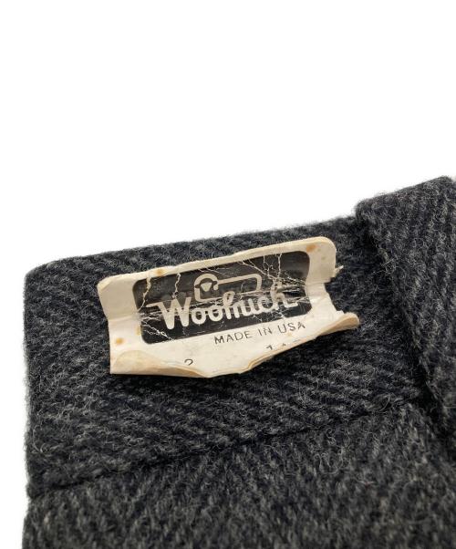 WOOLRICH（ウールリッチ）WOOLRICH (ウールリッチ) 70'sヘリンボーンウールパンツ ブラック サイズ:32 未使用品の古着・服飾アイテム