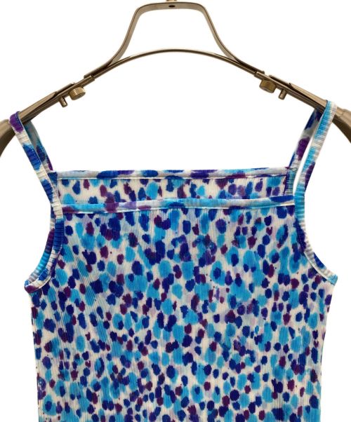 PLEATS PLEASE（プリーツプリーズ）PLEATS PLEASE (プリーツプリーズ) キャミソールプリーツカットソー ブルー サイズ:3の古着・服飾アイテム