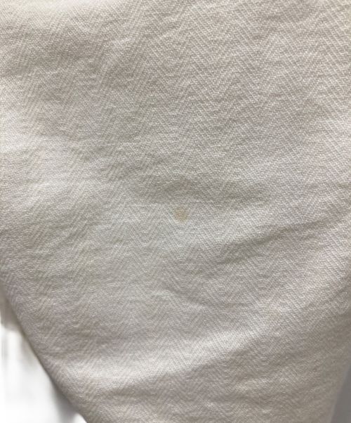 Dior（ディオール）Dior (ディオール) Coach Jacket Cotton Denim with Herringbone　コーチジャケットコットンデニムウィズヘリンボーン アイボリー サイズ:48の古着・服飾アイテム