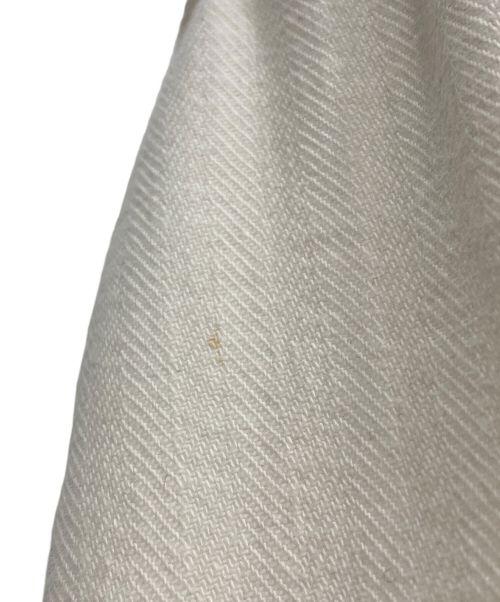 Dior（ディオール）Dior (ディオール) Coach Jacket Cotton Denim with Herringbone　コーチジャケットコットンデニムウィズヘリンボーン アイボリー サイズ:48の古着・服飾アイテム