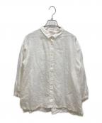 kurashi&trips publishingクラシアンドトリップス パブリッシング）の古着「バックギャザーリネンシャツ」｜ホワイト