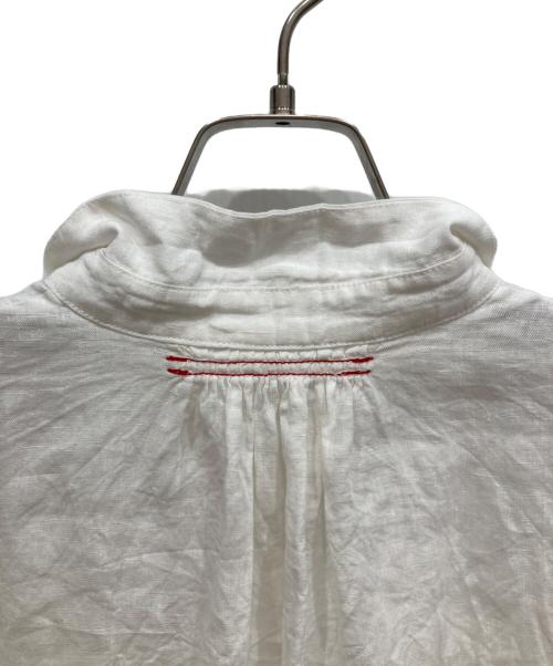 kurashi&trips publishing（クラシアンドトリップス パブリッシング）kurashi&trips publishing (クラシアンドトリップス パブリッシング) バックギャザーリネンシャツ ホワイト サイズ:SIZE Mの古着・服飾アイテム