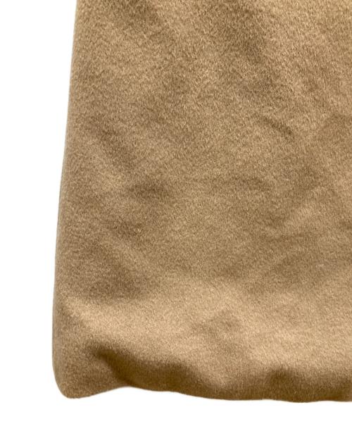 MaxMara（マックスマーラ）MaxMara (マックスマーラ) キャメルベルテッドコート ブラウン サイズ:SIZE 38の古着・服飾アイテム