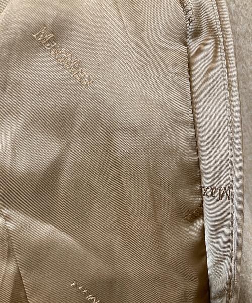 MaxMara（マックスマーラ）MaxMara (マックスマーラ) キャメルベルテッドコート ブラウン サイズ:SIZE 38の古着・服飾アイテム