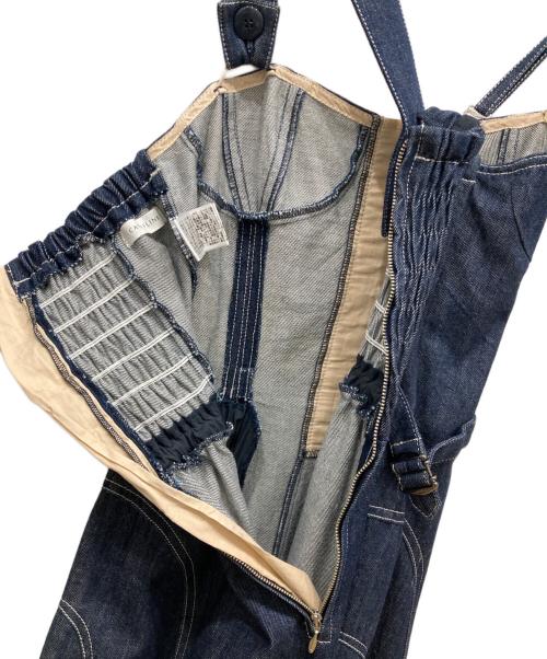 CASA FLINE（カーサフライン）CASA FLINE (カーサフライン) ロントホックデニムロングワンピース インディゴ サイズ:FREEの古着・服飾アイテム