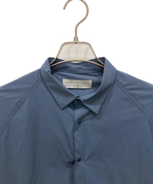 AXESQUIN ELEMENTS（アクシーズクイン エレメンツ）AXESQUIN ELEMENTS (アクシーズクイン エレメンツ) ソフトシェルのショートCLシャツ ブルー サイズ:3の古着・服飾アイテム