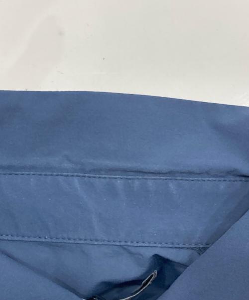 AXESQUIN ELEMENTS（アクシーズクイン エレメンツ）AXESQUIN ELEMENTS (アクシーズクイン エレメンツ) ソフトシェルのショートCLシャツ ブルー サイズ:3の古着・服飾アイテム