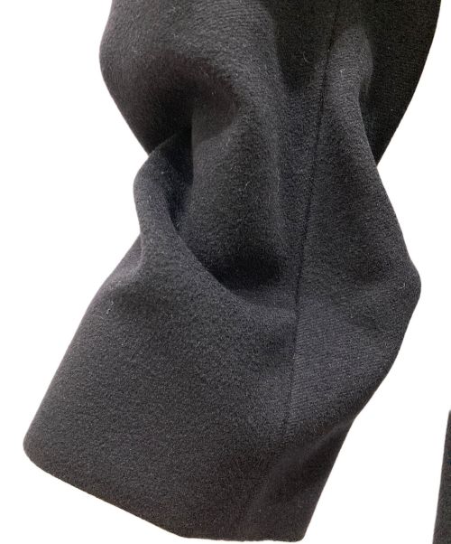 Max Mara Studio（マックスマーラ ストゥディオ）Max Mara Studio (マックスマーラ ストゥディオ) ウールベルテッドコート ネイビー サイズ:36の古着・服飾アイテム