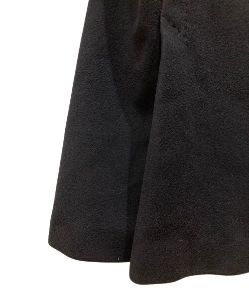 Max Mara Studio（マックスマーラ ストゥディオ）Max Mara Studio (マックスマーラ ストゥディオ) ウールベルテッドコート ネイビー サイズ:36の古着・服飾アイテム