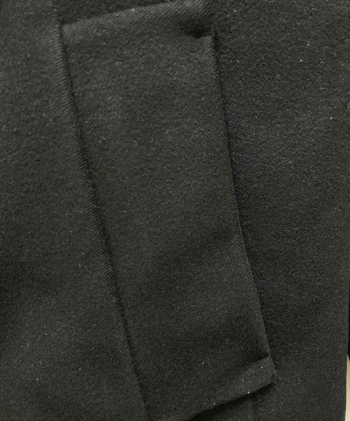 Max Mara Studio（マックスマーラ ストゥディオ）Max Mara Studio (マックスマーラ ストゥディオ) ウールベルテッドコート ネイビー サイズ:36の古着・服飾アイテム