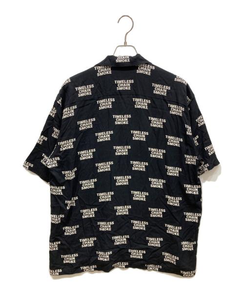 BUDSPOOL（バッズプール）BUDSPOOL (バッズプール) TIMELESS CHAIN SMOKE S/S SHIRT ブラック サイズ:Ⅼの古着・服飾アイテム