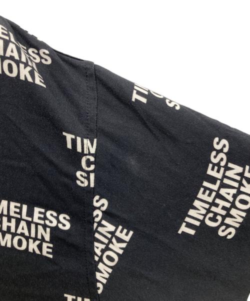 BUDSPOOL（バッズプール）BUDSPOOL (バッズプール) TIMELESS CHAIN SMOKE S/S SHIRT ブラック サイズ:Ⅼの古着・服飾アイテム