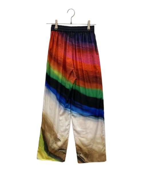 MAISON SPECIAL（メゾンスペシャル）MAISON SPECIAL (メゾンスペシャル) ideas and PAINTING (アイディアズアンドペインティング) コラボプリントパンツ マルチカラー サイズ:36の古着・服飾アイテム